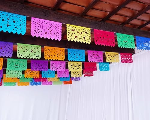 Miniatura 3 de Dia de Los Muertos Papel Picado, Día de los Muertos, Paquete de 5 | Papel de seda