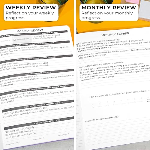 Miniatura 5 de Clever Fox Planner Daily PRO - Planificador diario y agenda de 8.5 x 11 pulgadas ( tamaño A4) para aumentar la productividad, la gestión del tiempo