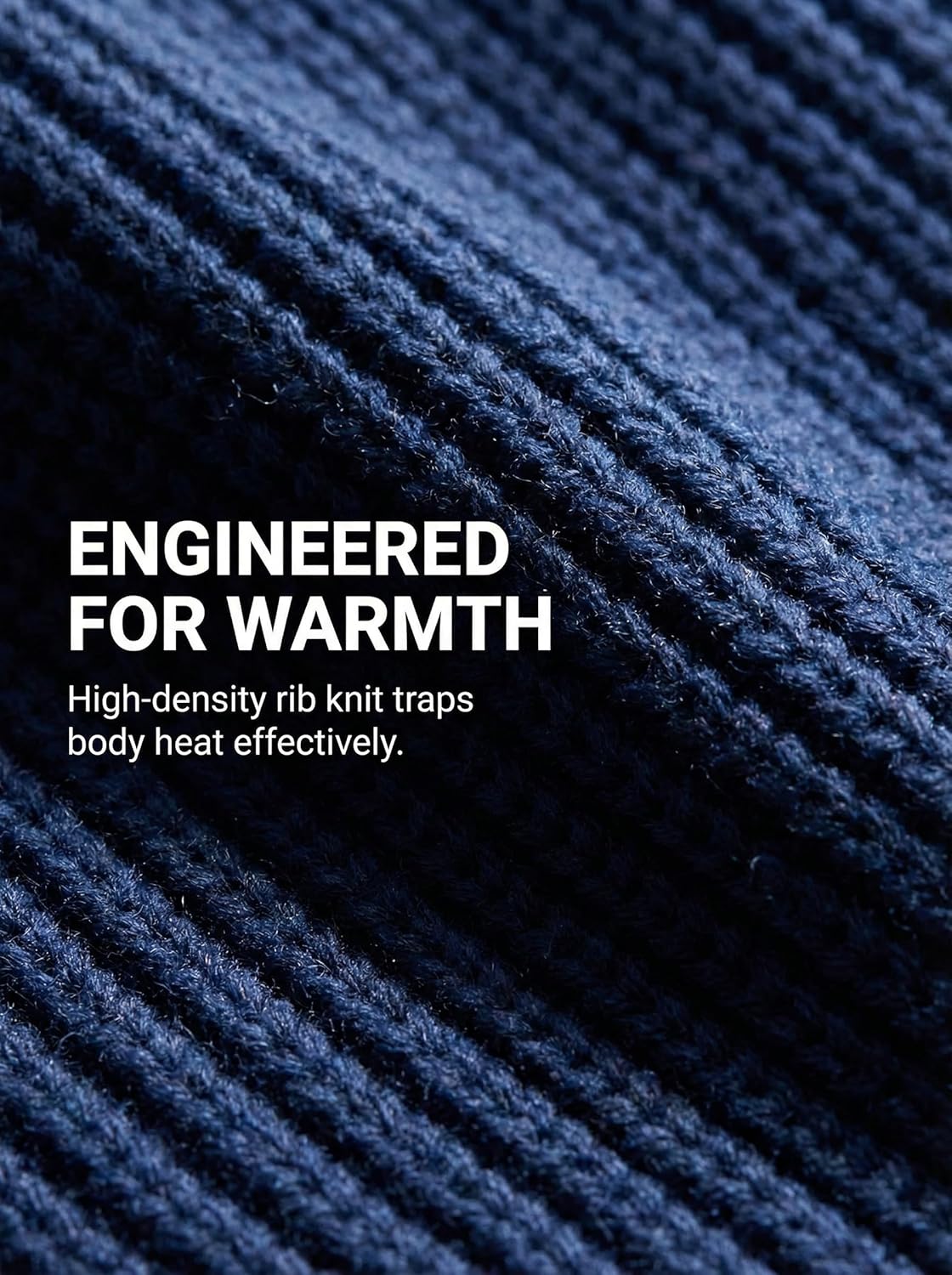 Beanie for Men Women Unisex Winter Hat Cuffed Thick Chunky Knitted Beanies Skull Cap - Image 7