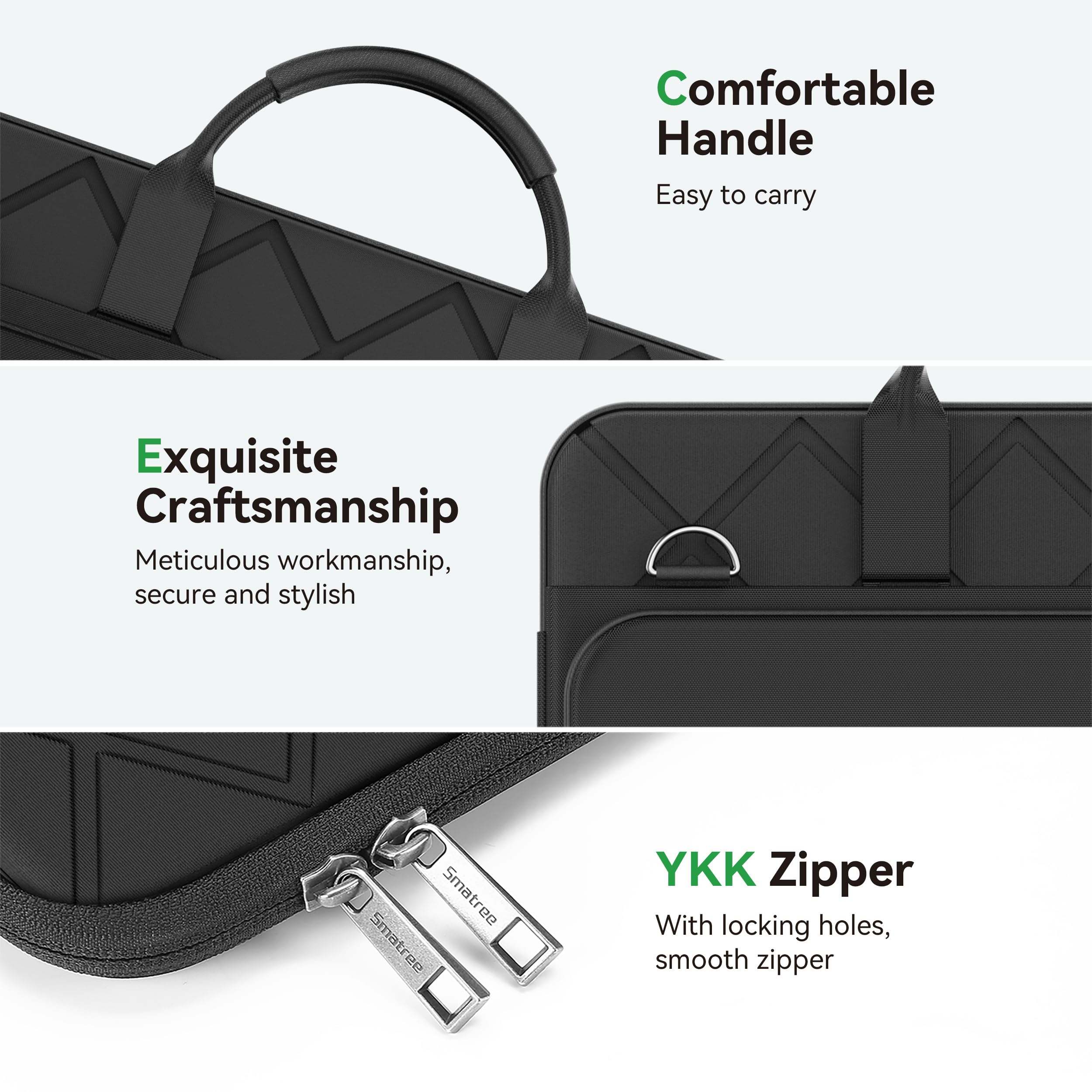 Smatree CityEdge - Funda para portátil Alienware x17 R2 de 17.3 pulgadas, para portátil Alienware m17 R5 de 17.3 pulgadas, funda con bolsillo para accesorios, correa para el hombro, diseño patentado