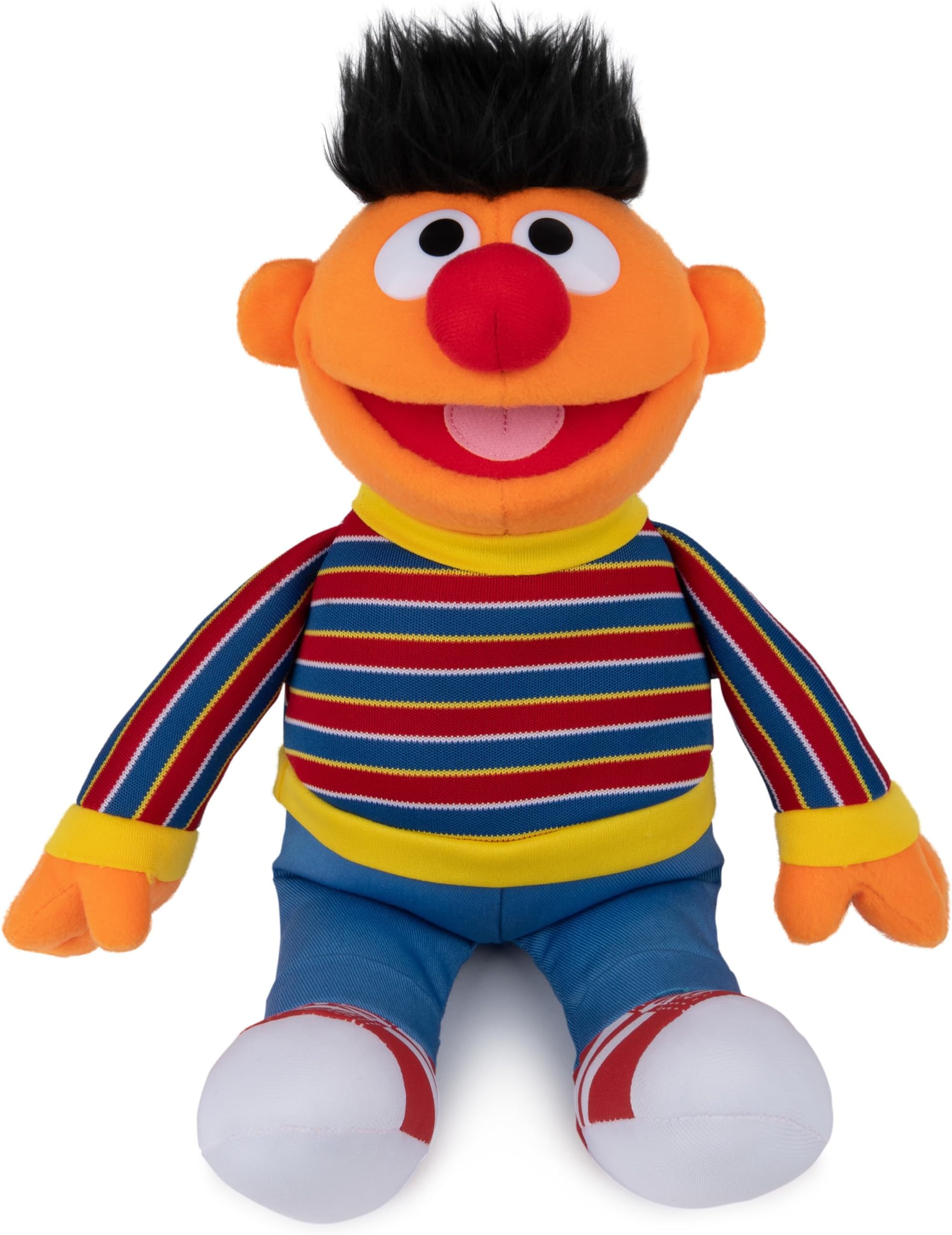 GUND Sesame Street Official Ernie Muppet Plush, Premium Plush Toy for Ages 1 & Up, Orange, 13.5”