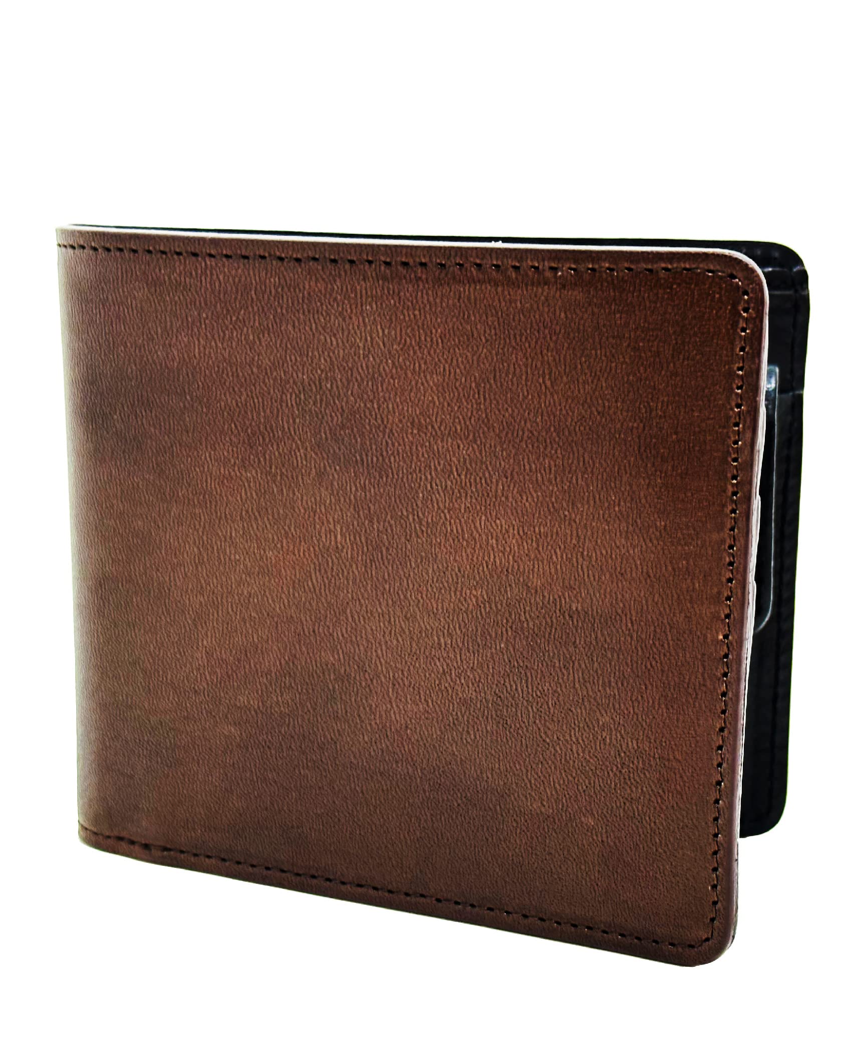 RAITO LEATHER Tochigi Leather Wallet, Men's, Bi-fold, Genuine Leather, Made in Japan, Large Capacity, Bifold Bifold (Brown) : Clothing, Shoes & Jewelry