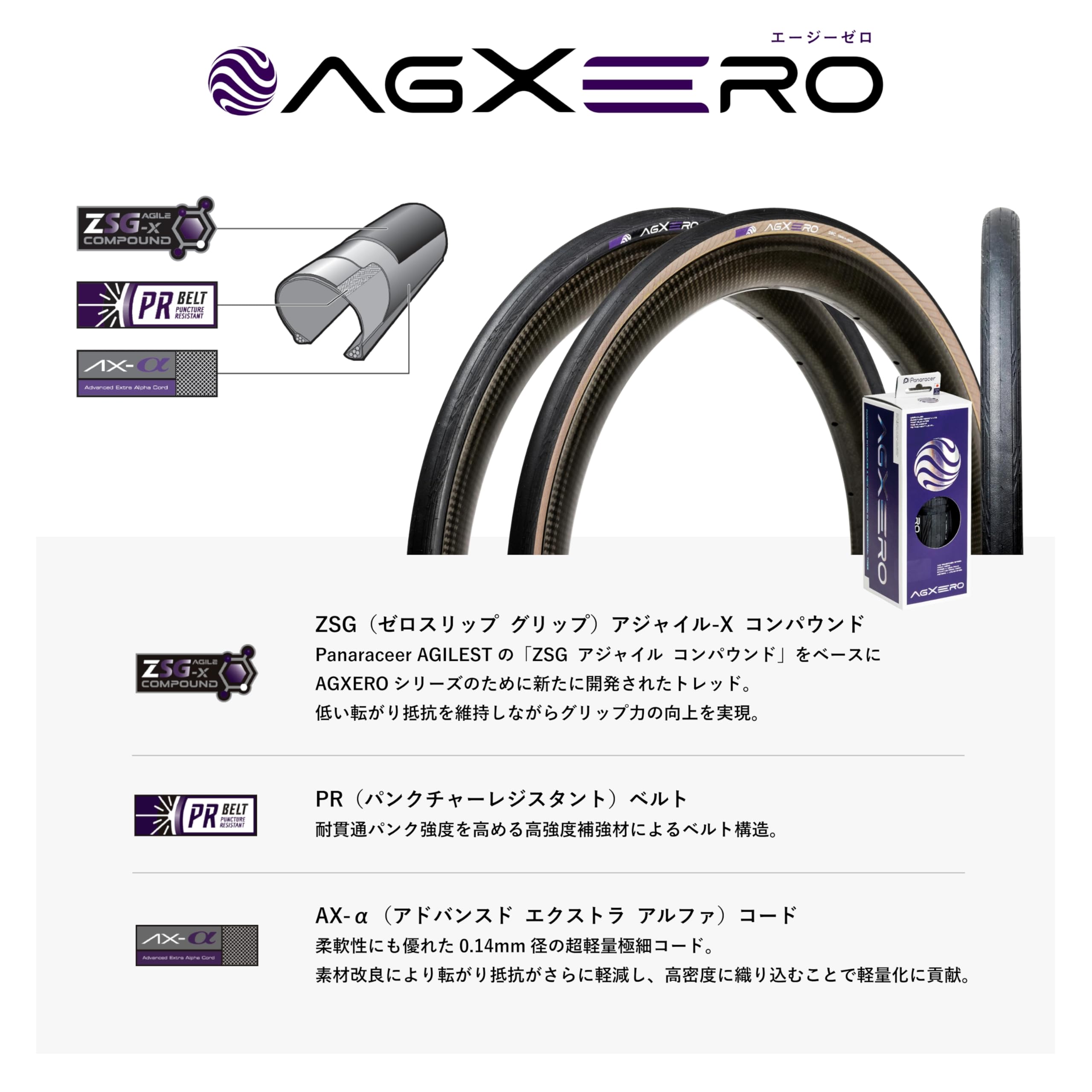 Amazon.com: Panaracer F728-AGX-B EZ Zero AGXERO Clincher, 700 x