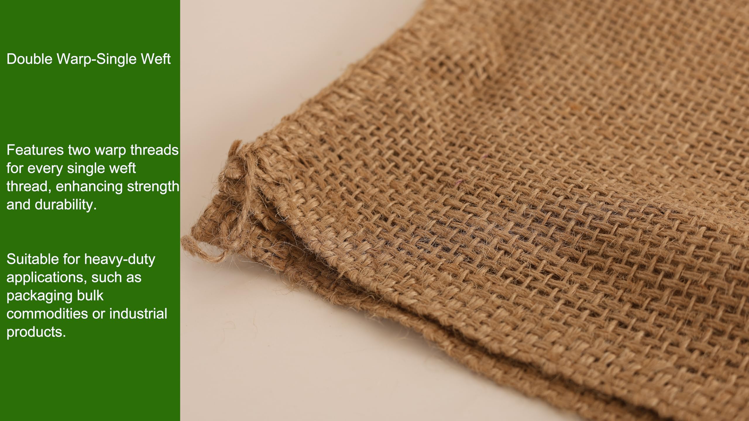 Lot de 3 grands sacs en toile de jute multi-usages de 58,4 x 98 cm, respectueux de l'environnement, réutilisables et durables pour stocker les légumes, les céréales, le jardinage, les