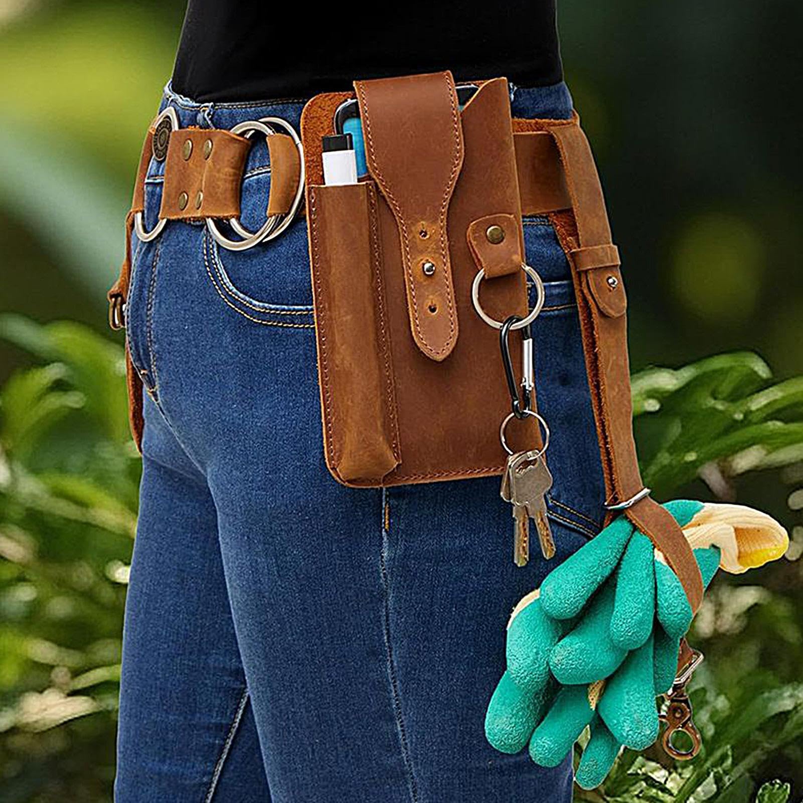Cintura porta attrezzi da giardinaggio, multi tasca