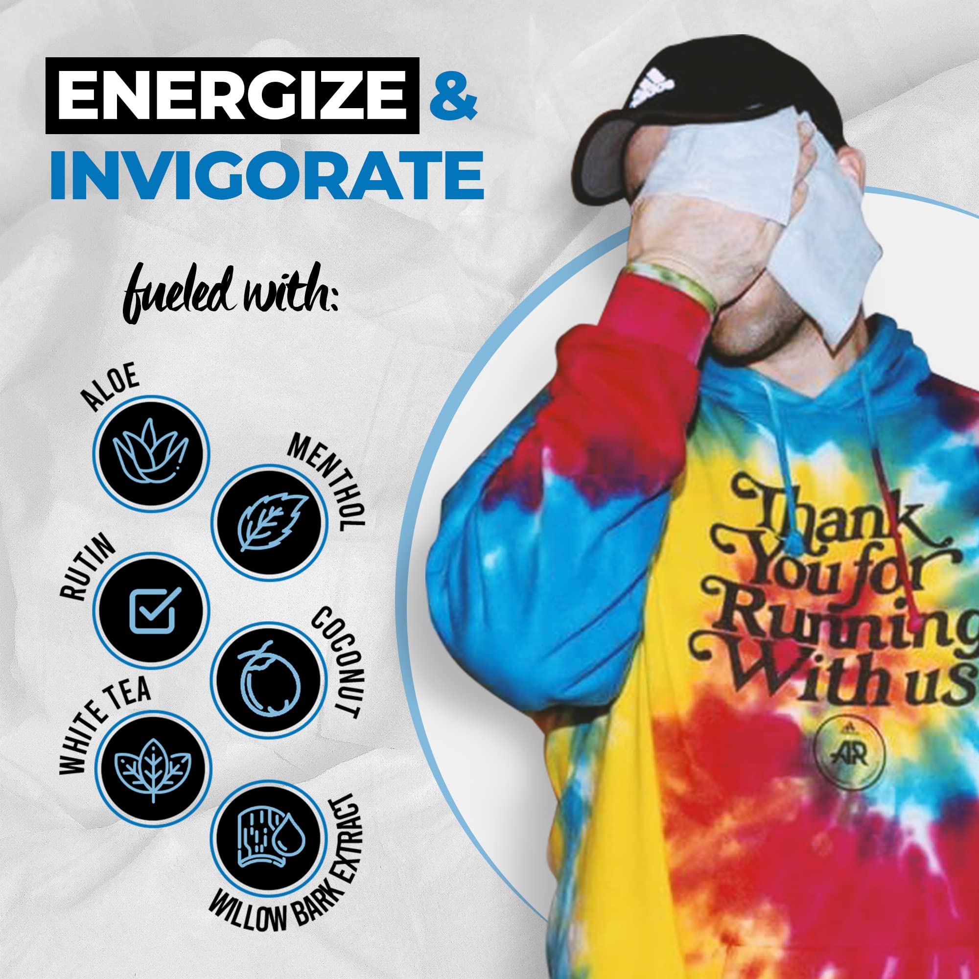 GLOWHAN - Korean Exfoliating Bath Towel Cloth (4-Pack) Deep Cleansing