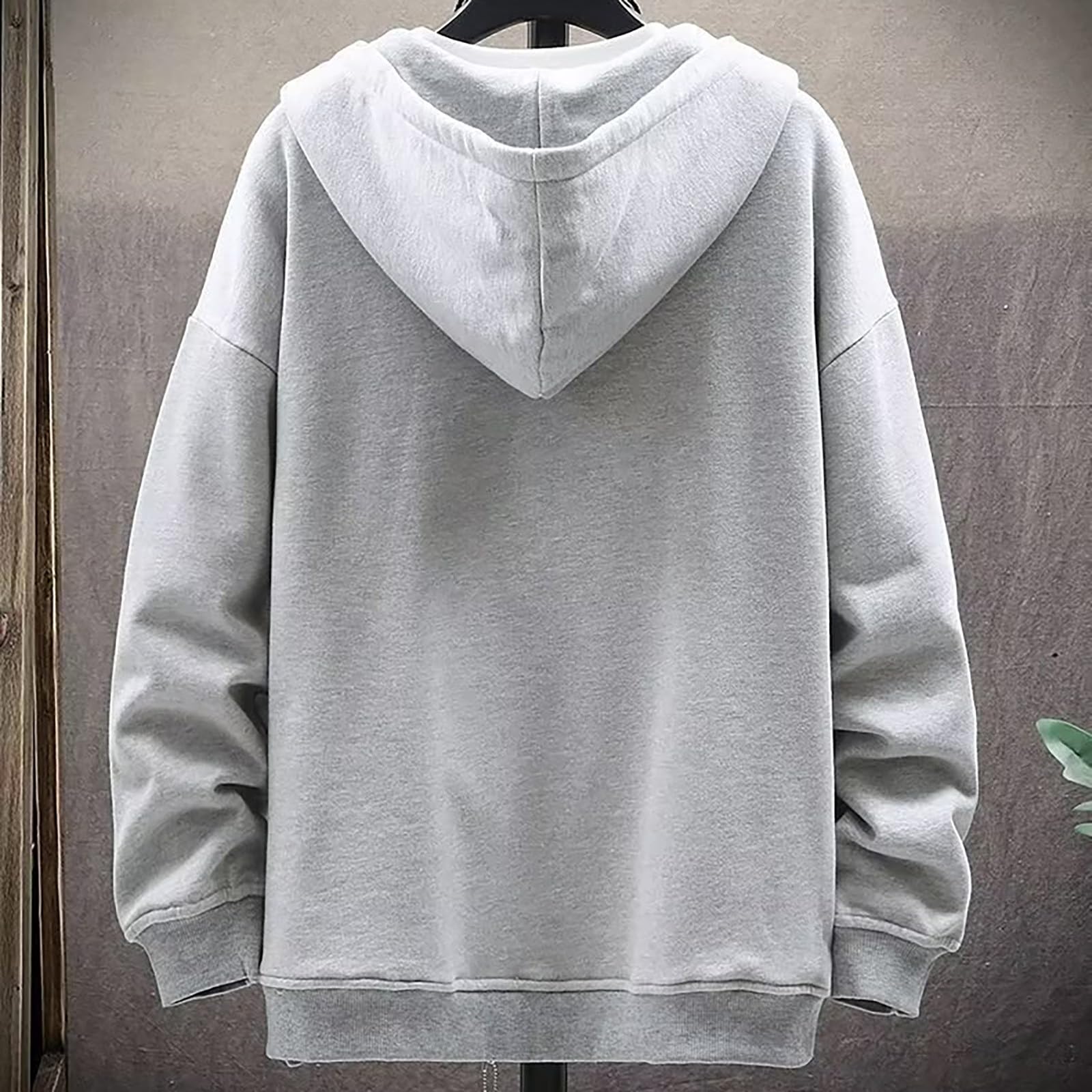 HOOUDO Strickjacke Herren Cardigan, Herren-Cardigan-Pullover, Klassisch Casual-Line Sweatjacke, Hochwertige Durchgehendem Reißverschluss Laufjacke, für Freizeit und Alltag