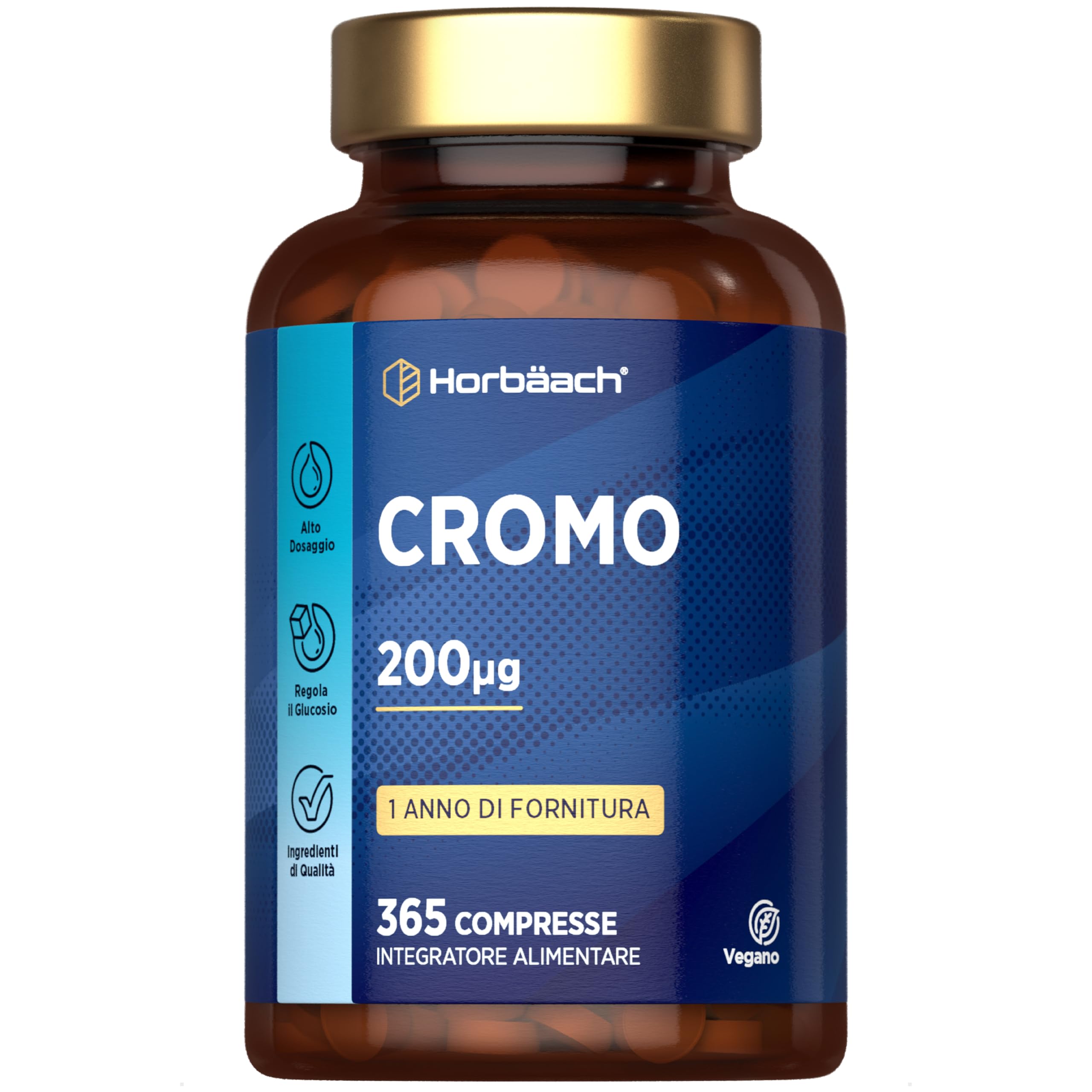 Cromo (picolinato Di Cromo) - Alto Dosaggio Di 200 Ug Di Cromo Per - Foto 6