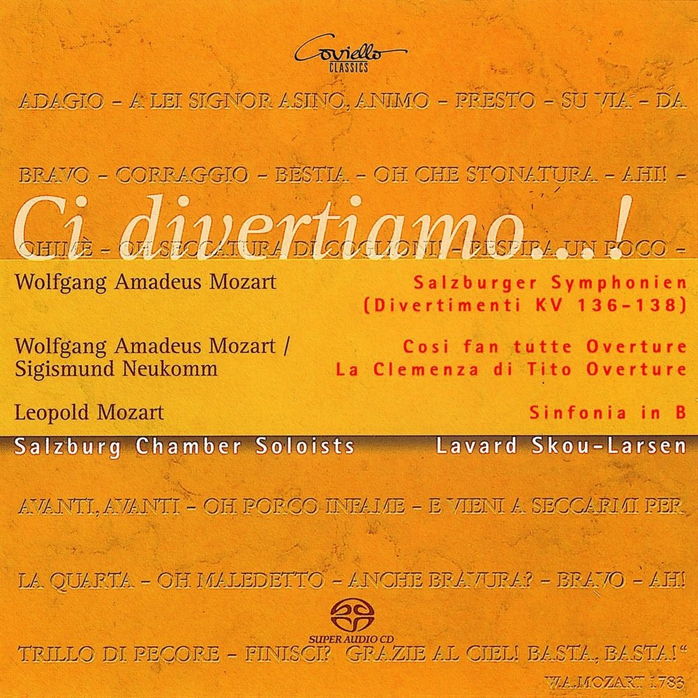 Wolfgang Amadeus & Leopold Mozart: Ci divertiamo! - Salzburg Symphonies