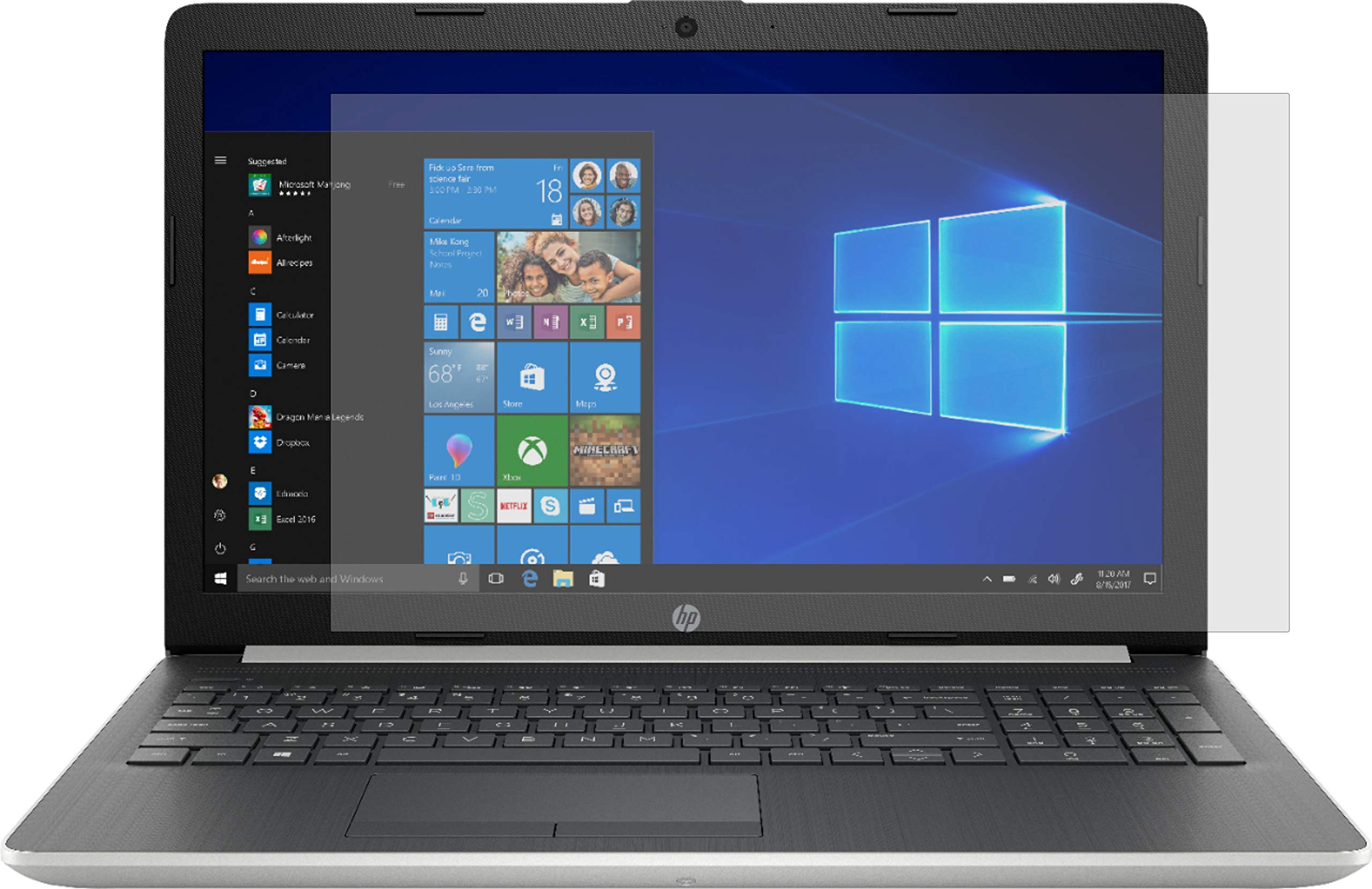 PcProfessional Screen Protector (Set of 2) for HP 15-dy1043dx EF1020NR 15.6