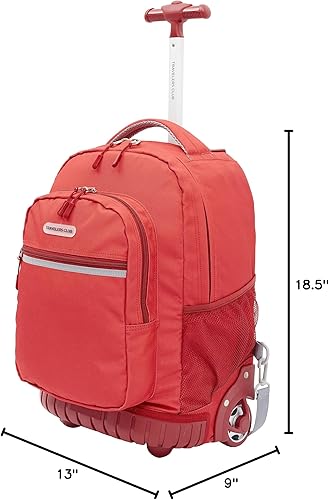 Miniatura 9 de Travelers Club Mochila con ruedas, Rojo -, Mochila con ruedas