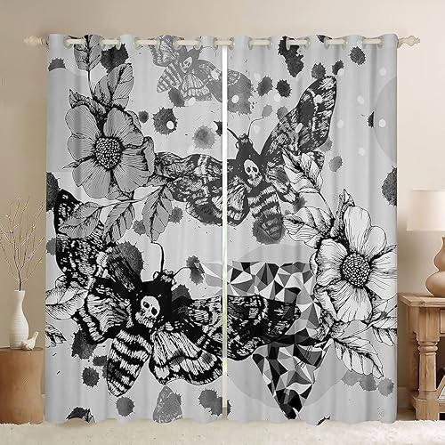 Miniatura 12 de Cortinas de ventana con diseño de gatos y mascotas, cortinas Kawaii para ventana de espacio exterior, para dormitorio, sala de estar, para niños