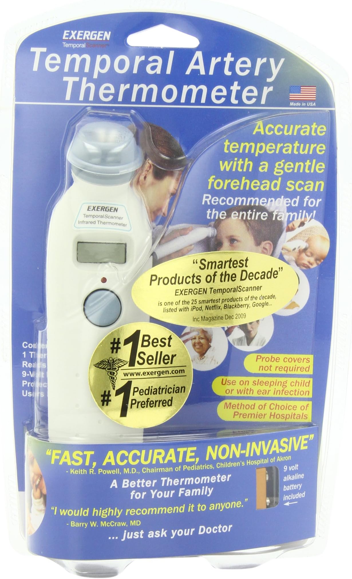 Digital Thermometer, Temporal Scanner 1 Thermometer
