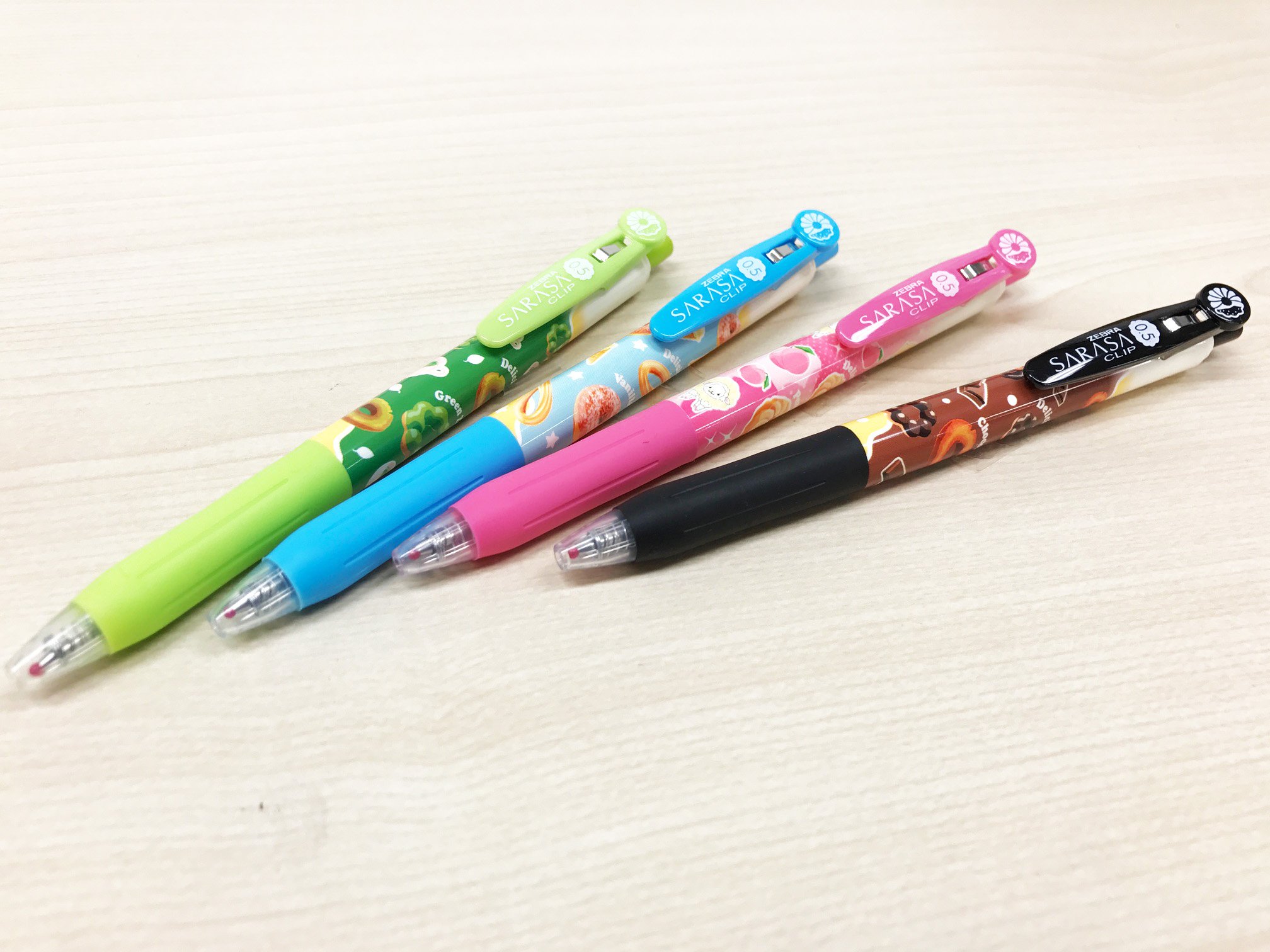 ZEBRA Gel Ink Ballpoint Pen SARASA Clip x mister Donut [4