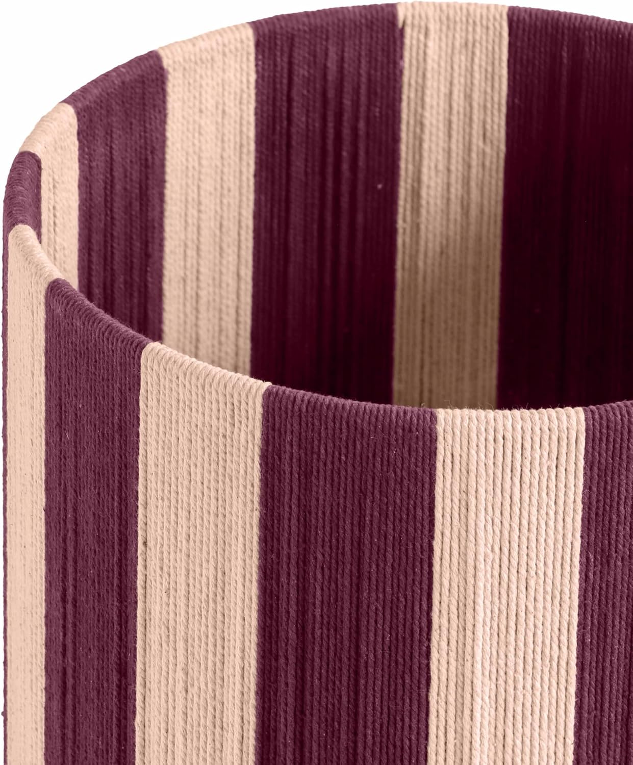 Tov Furniture Guinevere Purple and Pink Striped Cotton Table Lamp