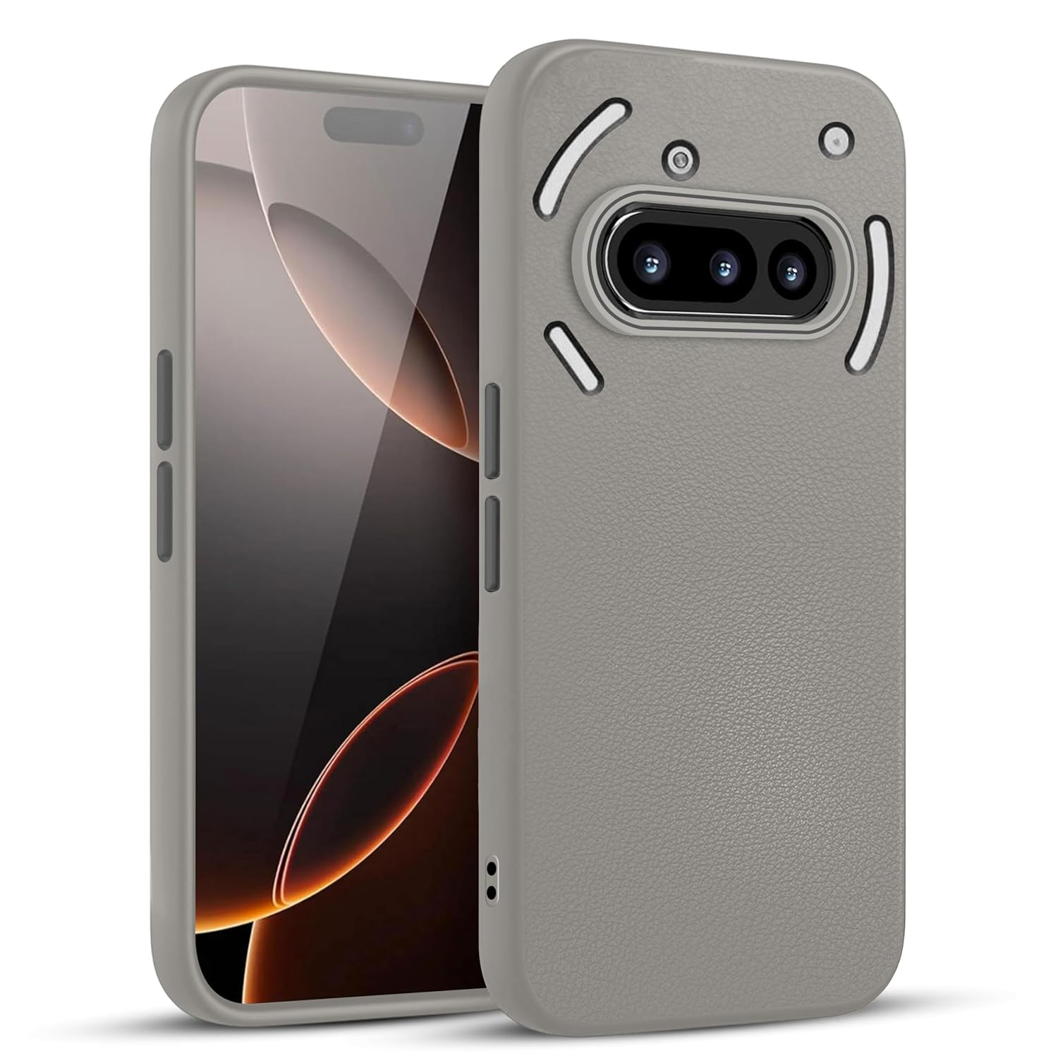 V-TAN Leather Textured | TPU Back...