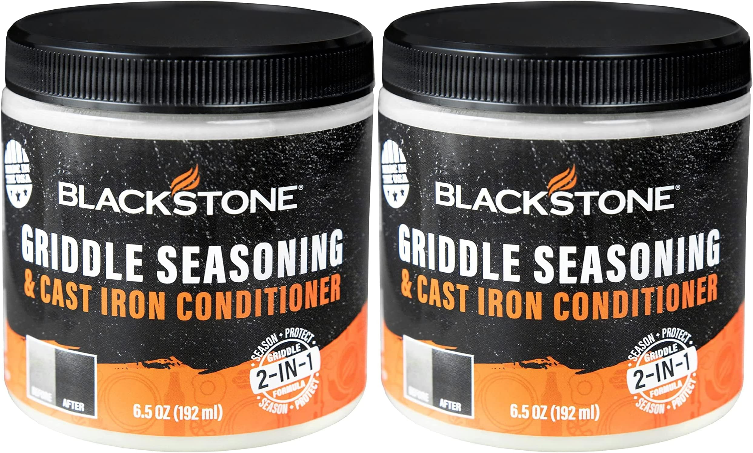 Griddle Seasoning and Conditioner Bottle of 2-In-1 Griddle Formula, Pack of 2