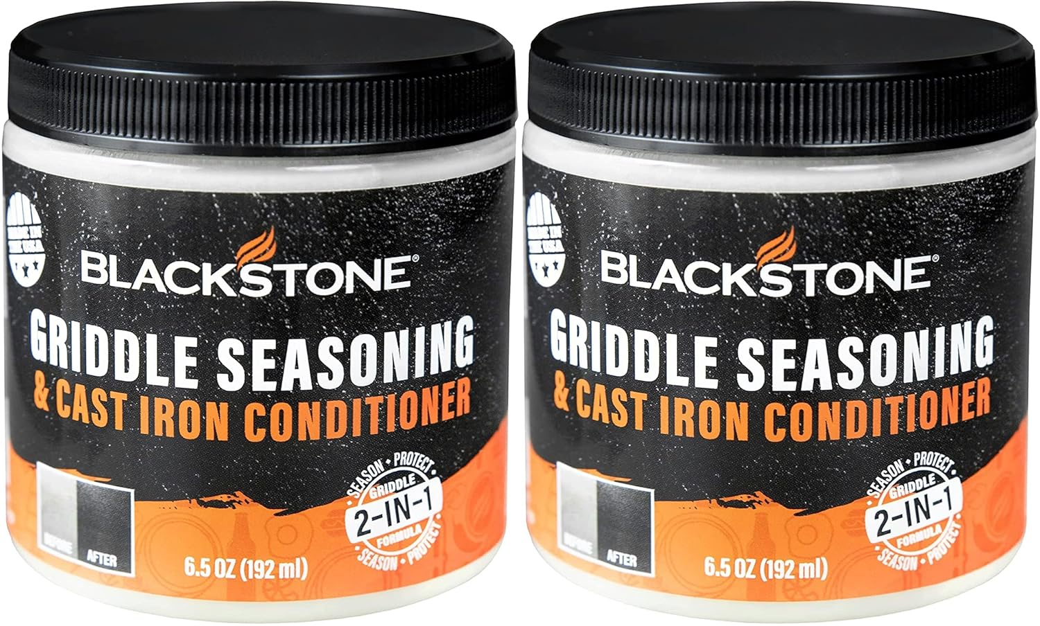 Blackstone Griddle Seasoning and Conditioner Bottle of 2-In-1 Griddle Formula, Pack of 2