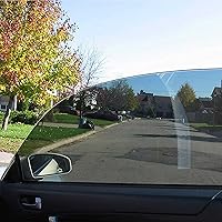 Vista 6 de Película tintada para ventana de automóvil, rollo de 20% VLT negro, ajuste universal, ancho de 20 pulgadas x largo 20 pies de largo, rollo