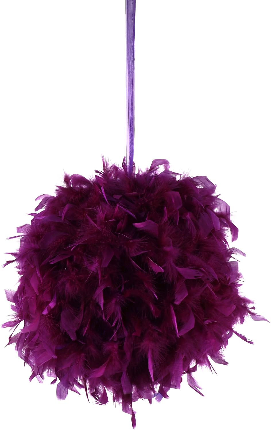Zucker Feather (TM) - Chandelle Feather Pom Poms - Purple - 18"