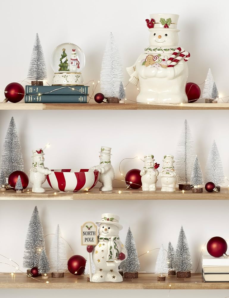 Amazon.com: Lenox Figurine, Happy Holly Days North Pole Snowman