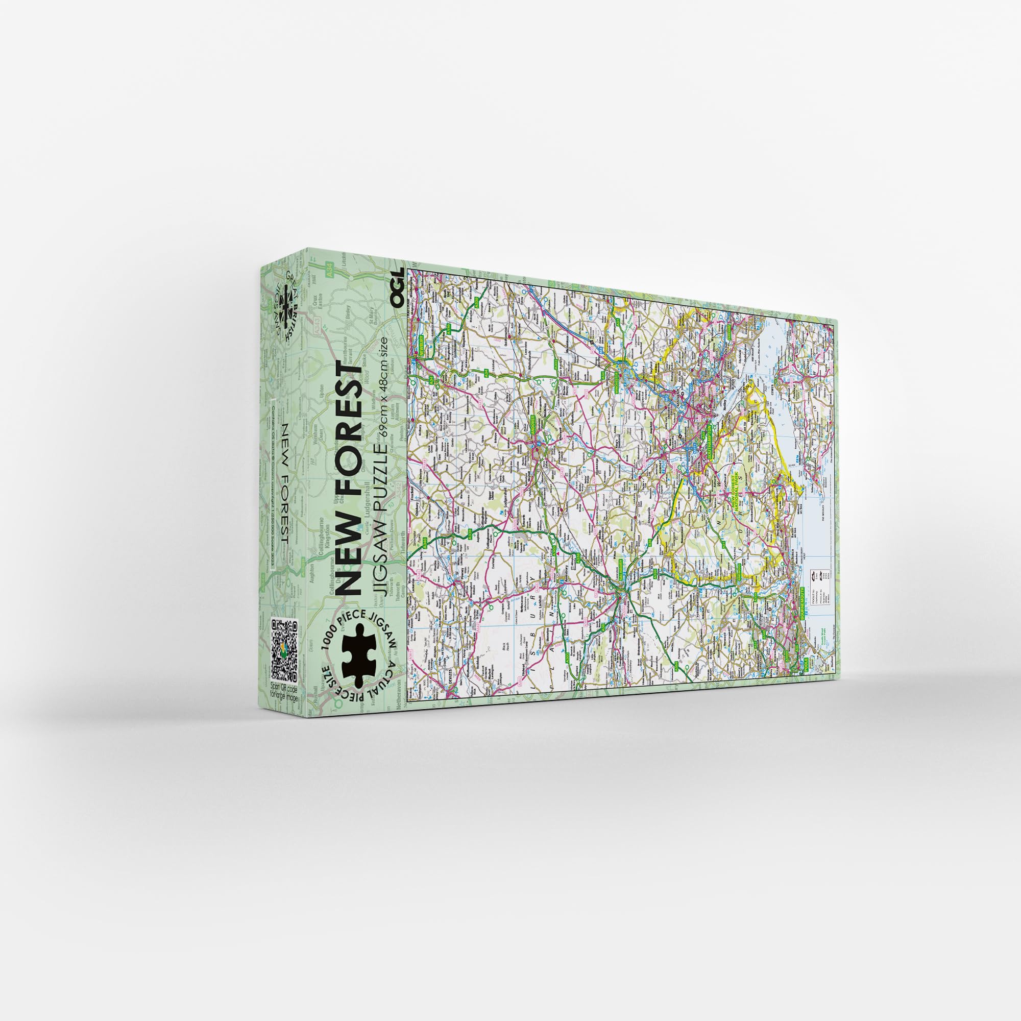 Pieceful Maps Jigsaw Puzzle, New Forest