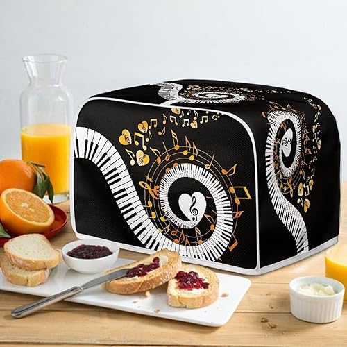 Miniatura 155 de Starry Night Toaster Covers 2 Slice Protectores de huellas dactilares a prueba de polvo y protección contra grasa para electrodomésticos Noche