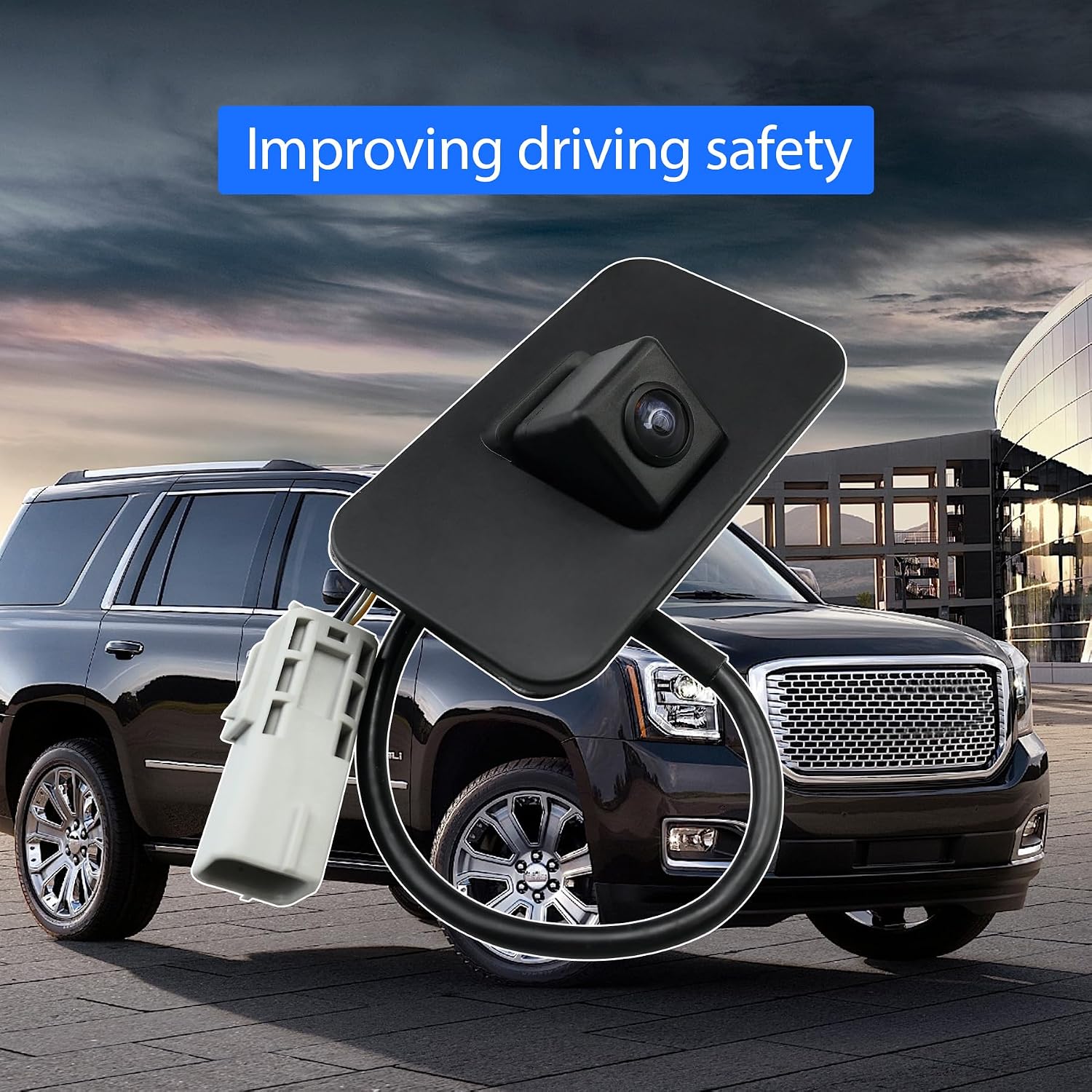 23378804 Rear View Backup Camera Fits for 2015-2020 Cadillac Escalade ESV Chevy Suburban Tahoe GMC Yukon XL Replaces 23404613 23432248
