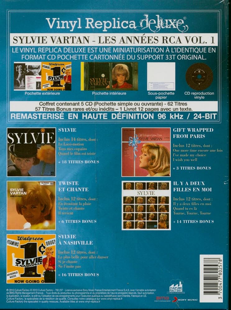 希少 シルヴィ・ヴァルタン Les Annees RCA Vol.1 5CD Les
