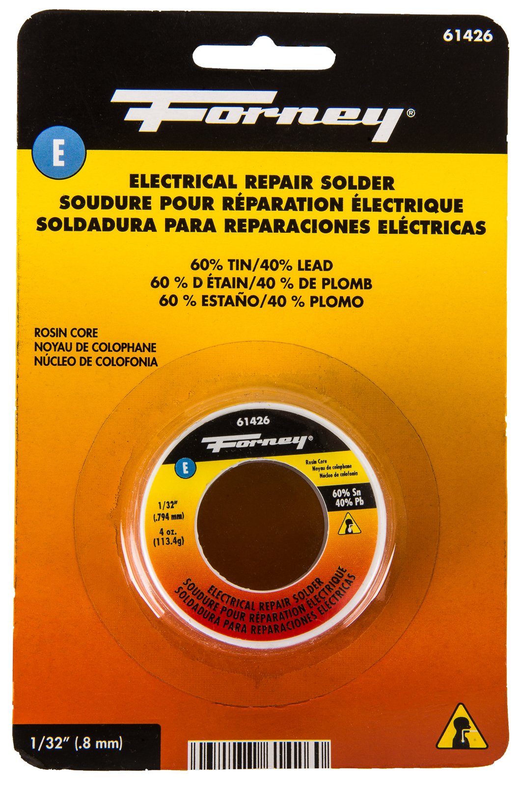 Forney 61426 Rosin Solder, 1/32