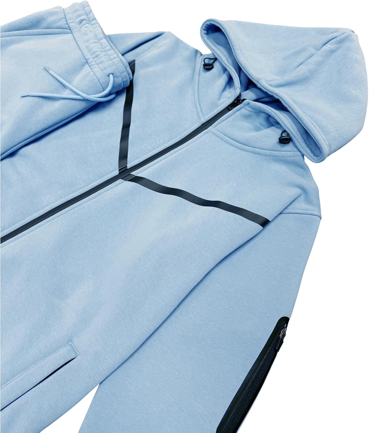 Men's Tech Jogging Sweatsuit 400GSM Winter Fleece Premium Cotton Blend - Image 2