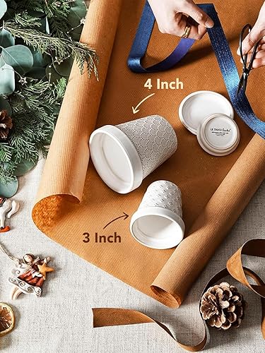 Miniatura 7 de LE TAUCI Macetas de cerámica para suculentas, maceta pequeña de 4 pulgadas para plantas de interior, macetas en relieve con orificio de drenaje y