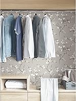 Vista 5 de NuWallpaper Grey Mirei Peel & Stick Wallpaper