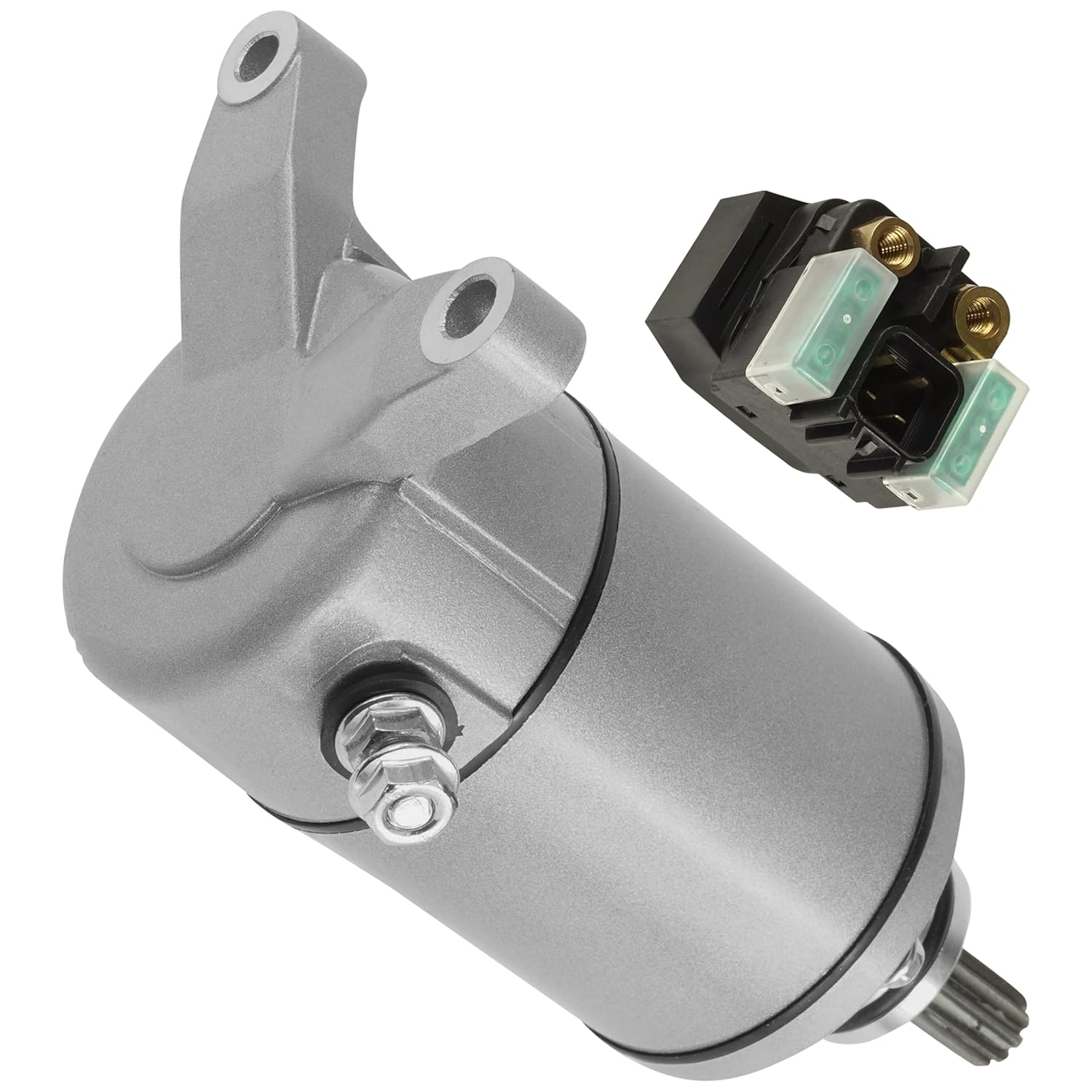 Caltric Starter & Relay Solenoid Compatible with Suzuki Ltf250 Lt-F250 Quad Runner Ozark 2003-2009