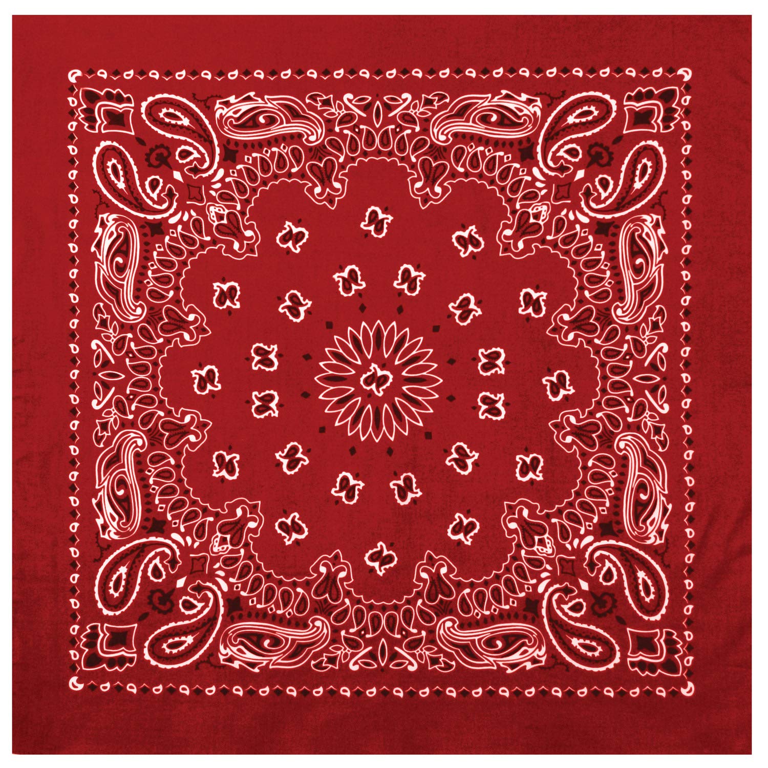 Rothco Trainmen Paisley Bandana - Standard - 22" X 22"