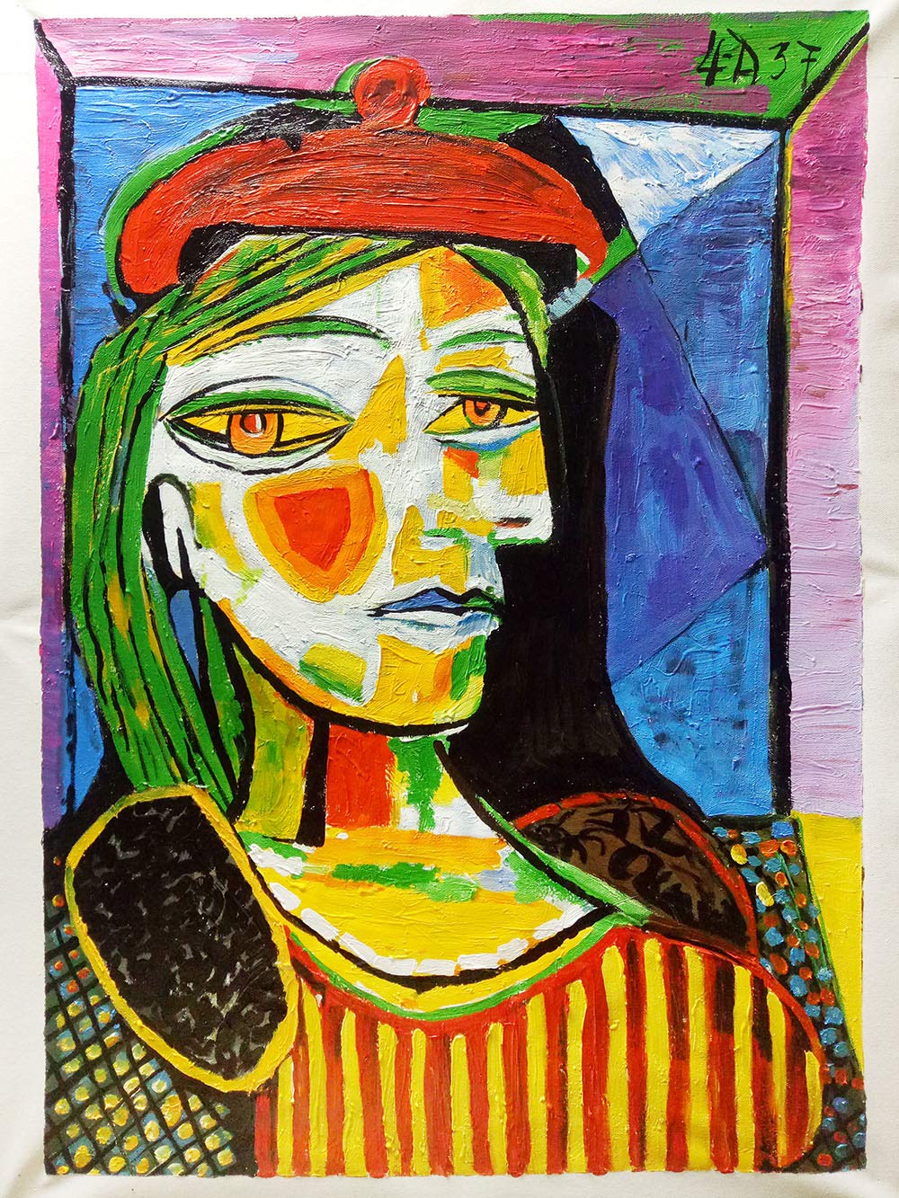定期入れの 【1960年代】ACP名画 C.モネ 遊覧船 (複製画、油絵) 額なし
