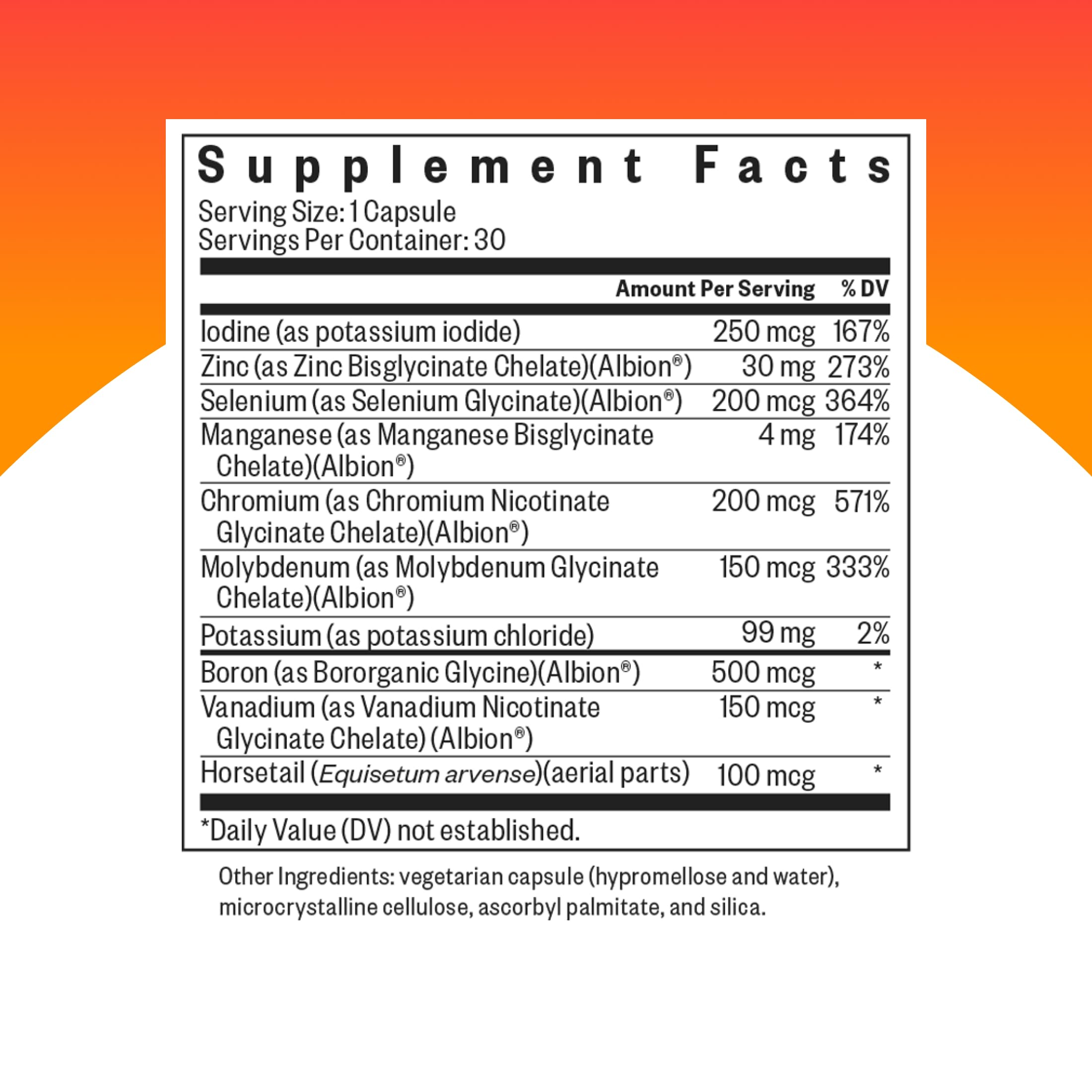 Seeking Health Trace Minerals Complex II - Immune Health & Brain Health Supplement with Zinc & Selenium - Copper- and Iron-Free Formula - Energy, Skin & Hair Support Supplement - 30 Capsules — Amazon image 2
