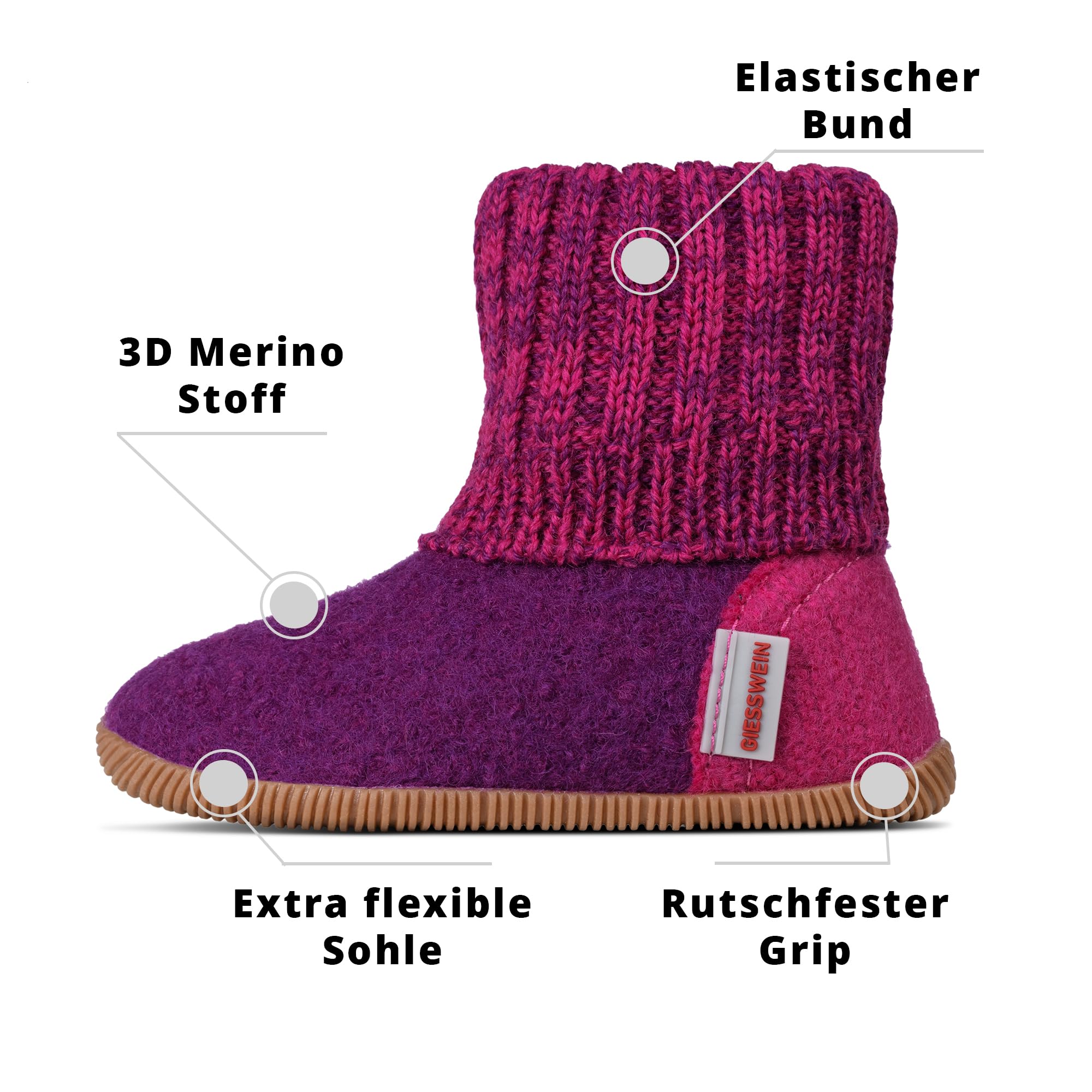 Giesswein Unisex Kid's Wildpoldsried Slippers