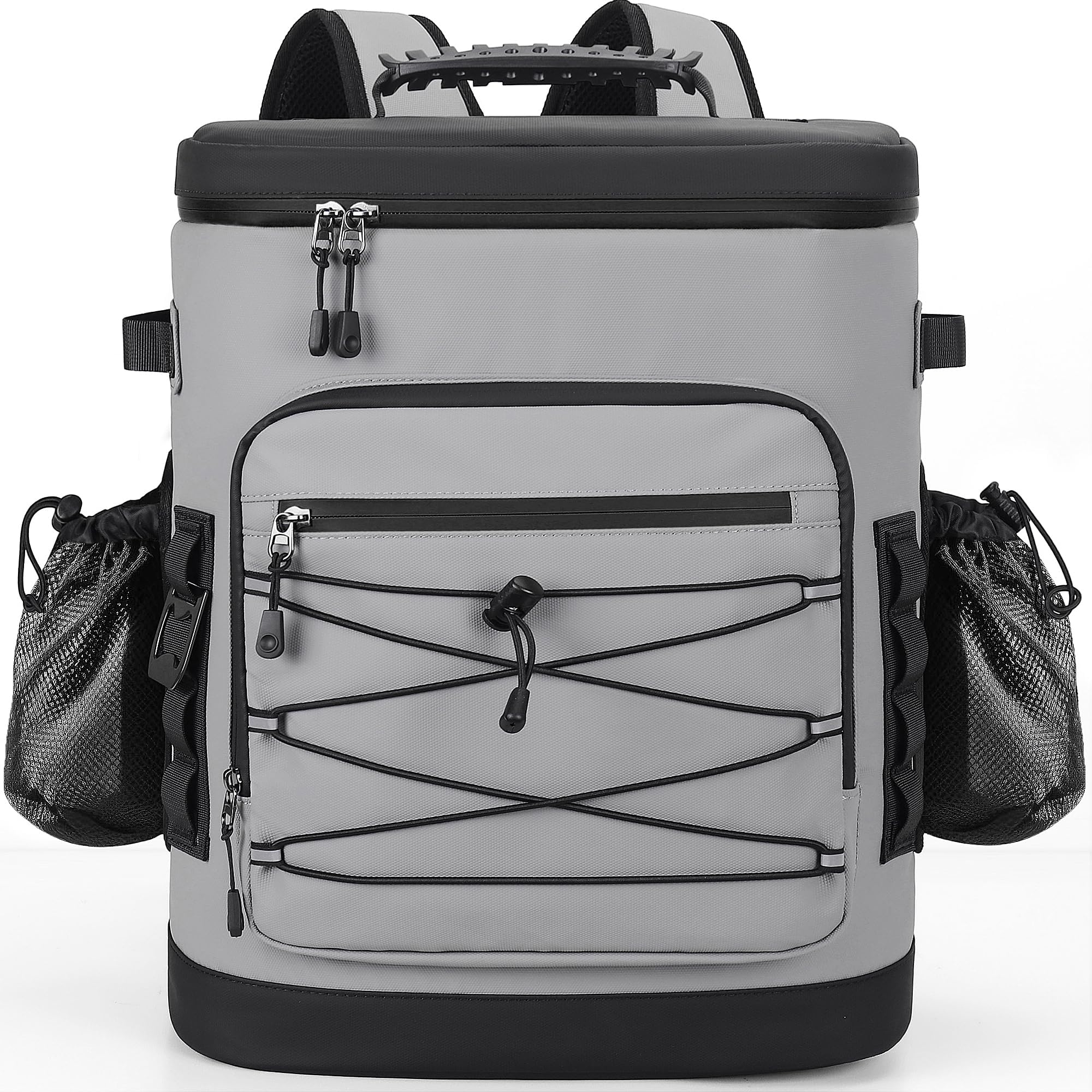 YOUNGOA Cooler Backpack, 30L Large Insulated Leakproof Cool Bag Rucksack, Waterproof Thremal Picnic Backpack for Men & Women