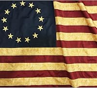 Vista 1 de Cosido americano + bandera tipo retro