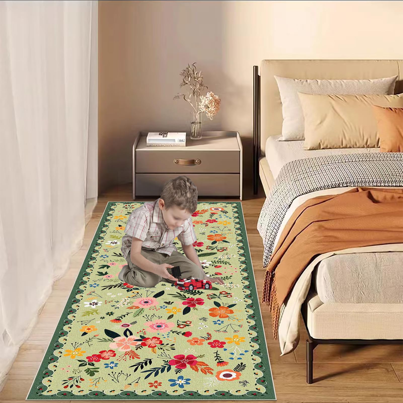 Tappeto Cucina Antiscivolo Lavabile 80 x 280 cm Tappeto Ingresso Corridoio Tappeto Passatoia per Corridoio Moderno Tappeto Corridoio Lungo per Salotto Camera da Letto Casa Ingresso Interno