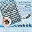 KEVKEV Lash Clusters 144 Pcs Eyelash Clusters Wispy Natural Cluster Eyelash Extension Thin Band & Soft Mix Length Lashes DIY Eyelashes Clusters at Home Easy to Apply(K02,8-18mix)