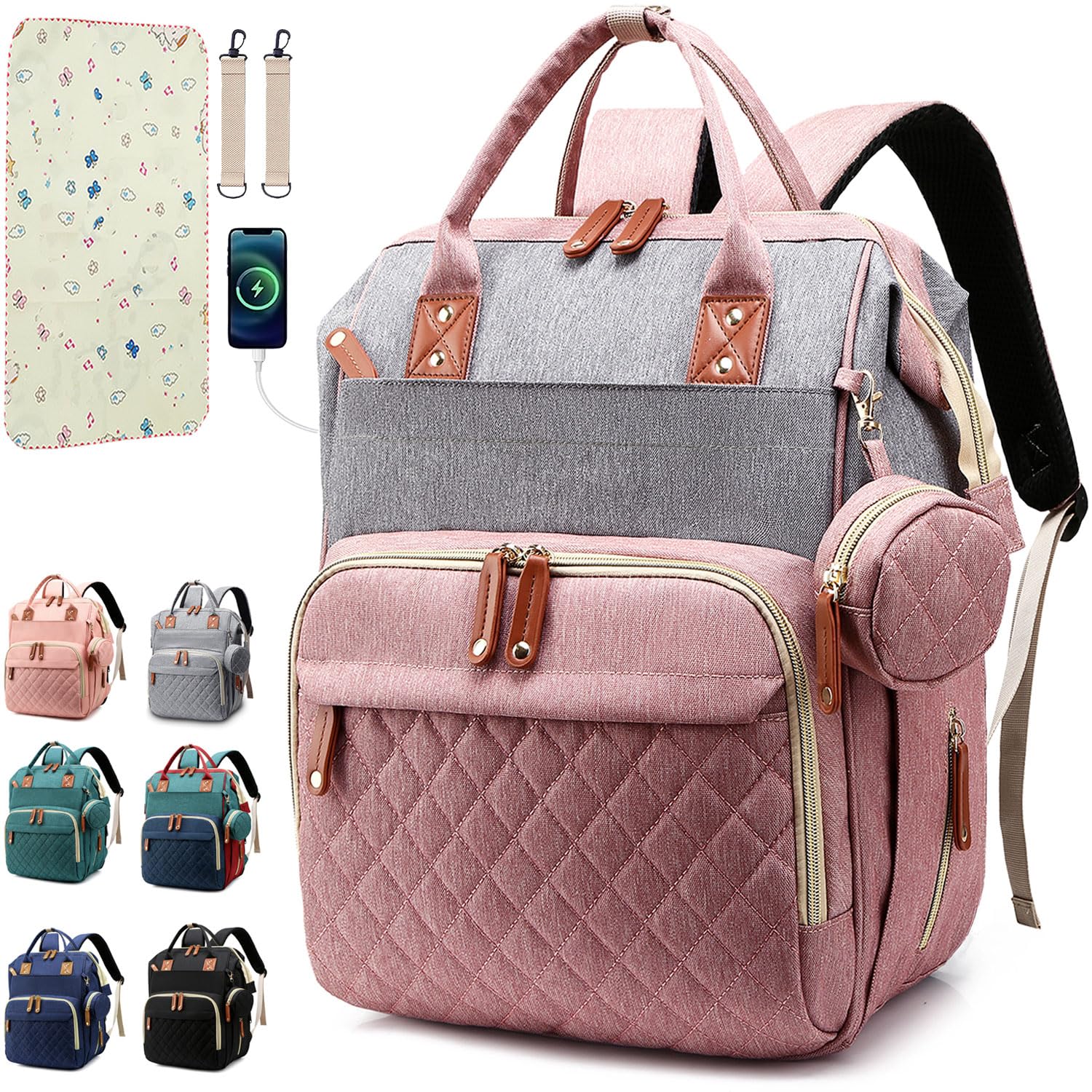 Amazon.com: SHITIESHOU Diaper Bag Backpack Baby Bag, Baby Girl Boy