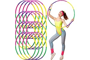 16 Pack Detachable Adjustable Exercise Hoop