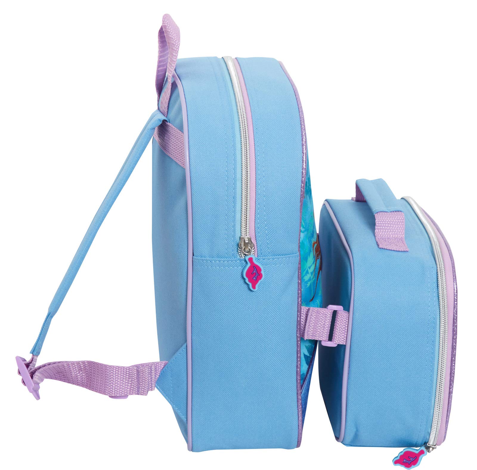 Sac à Dos + Sac à déjeuner Disney La Reine des Neiges 2 pour Filles, glacière Isotherme