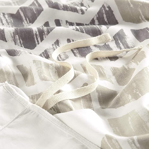 Miniatura 14 de Funda de edredón reversible de 100 % algodón, con diseño inteligente  Funda de edredón transpirable, moderna, para todas las estaciones (no incluye