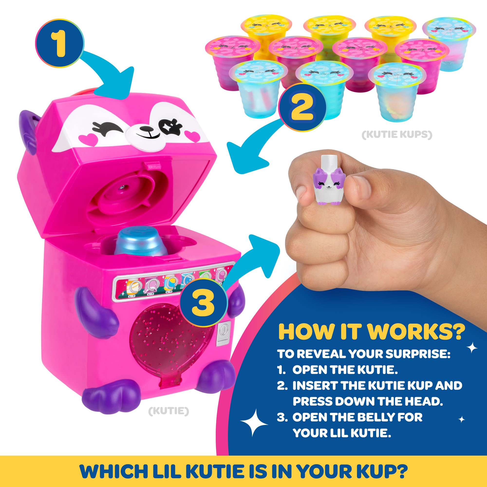 Amazon.com: Kutie Kups - 4” Foxy Vending Machine Kutie with (12