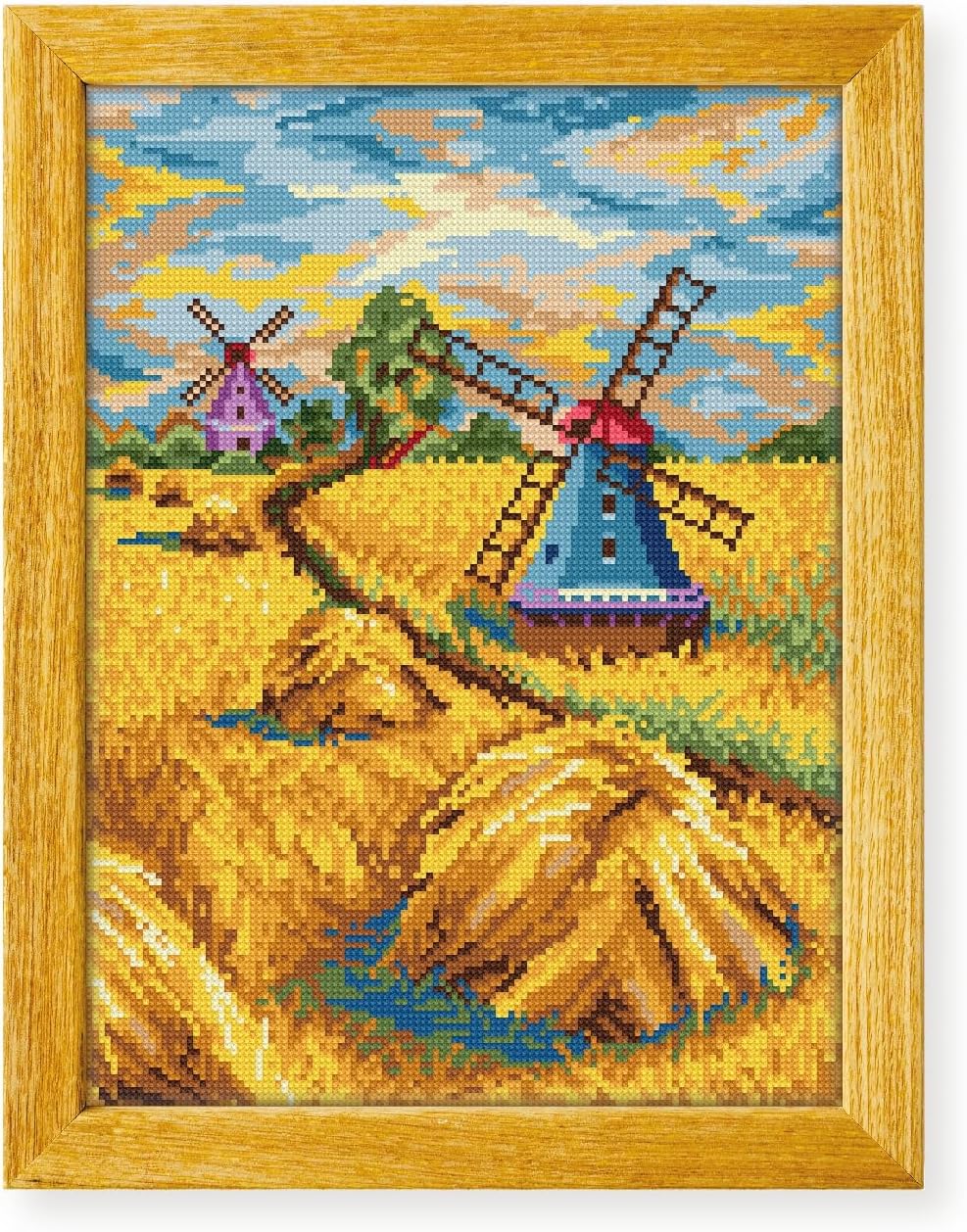 Awesome Pattern Studio Summer Landscape DS1463, Diamond Painting Kit, Diamond Art Kits for Adults, Full Drill 5D Diamond Dots Kits. All Items Included.