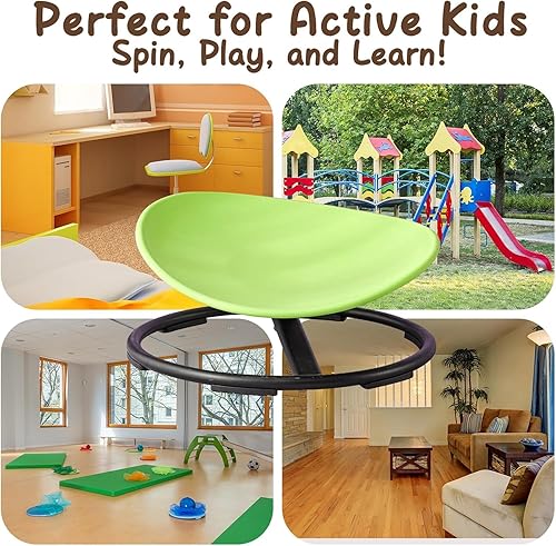 Miniatura 66 de Silla giratoria sensorial para niños con autismo a partir de 3 años, silla giratoria para niños con TDAH, sillas sensoriales para niños autistas,