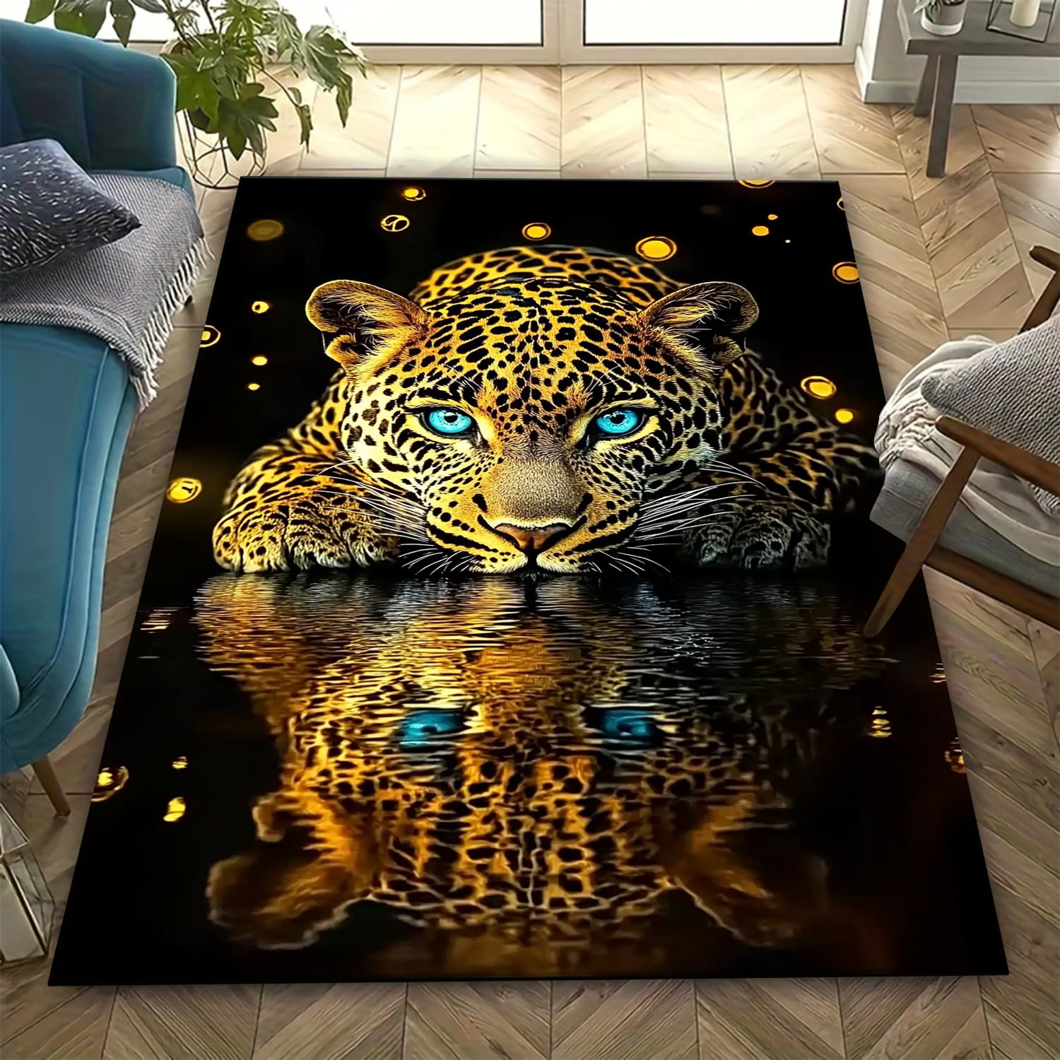 Tapis léopard antidérapant et anti-fatigue pour sécuriser la cuisine
